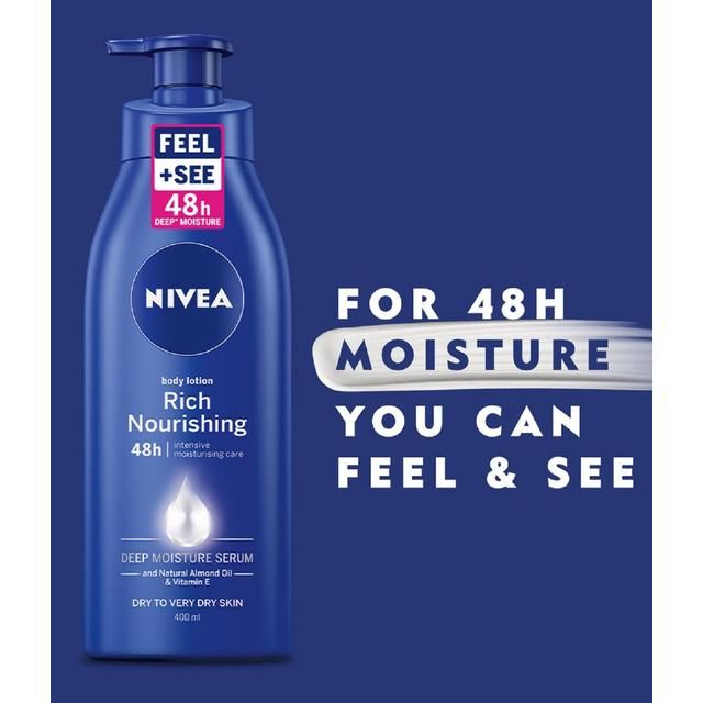 NIVEA Body Lotion for Dry Skin Rich Nourishing   400ml