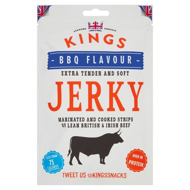 Kings Elite Snacks BBQ Beef Jerky Titan Pack   350g