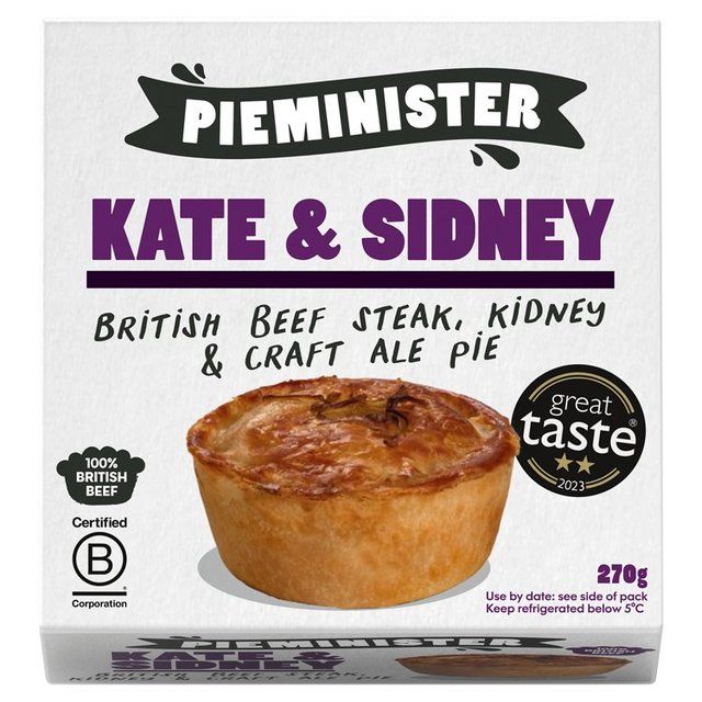 Pieminister Kate & Sidney British Steak & Kidney Pie   270g GOODS M&S   