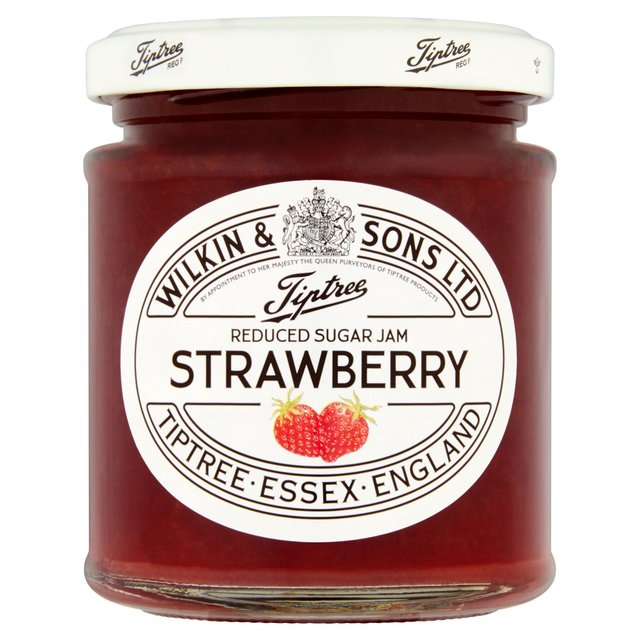 Tiptree Strawberry Reduced Sugar Jam   200g