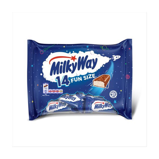 Milky Way Nougat & Milk Chocolate Funsize Snack Bars Multipack    227g