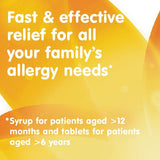 Piriton Allergy Relief Syrup for Children 150ml GOODS Superdrug   