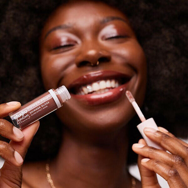 Studio London Power Pout Shimmer Gloss Add Desire GOODS Superdrug   