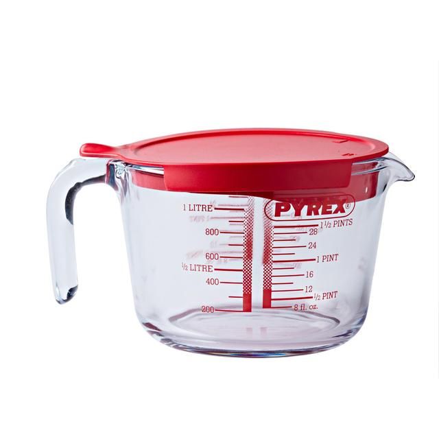 Pyrex Jug with Lid 1L