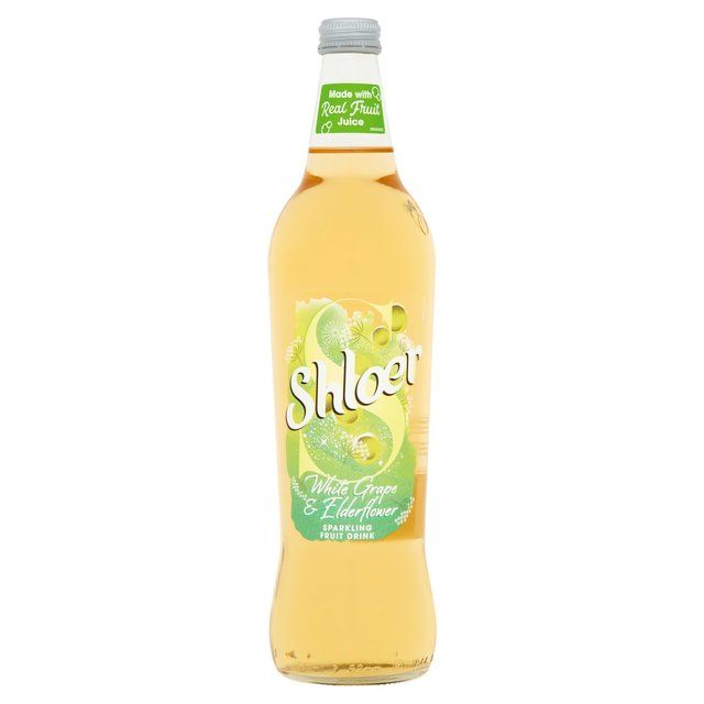 Shloer White Grape & Elderflower Sparkling Juice Drink   750ml GOODS M&S   