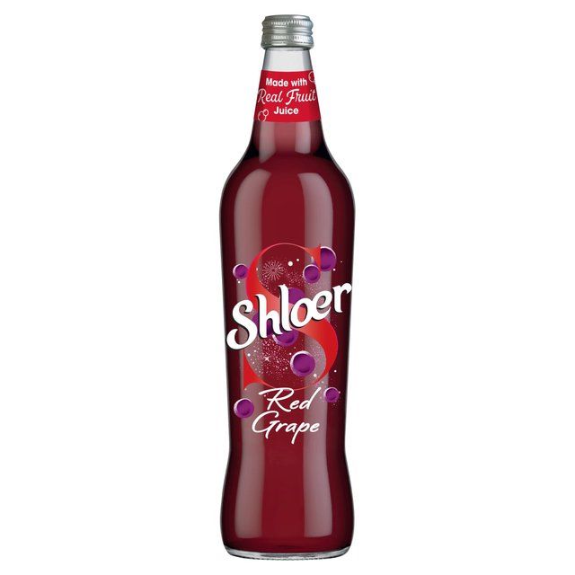 Shloer Red Grape Sparkling Juice Drink   750ml