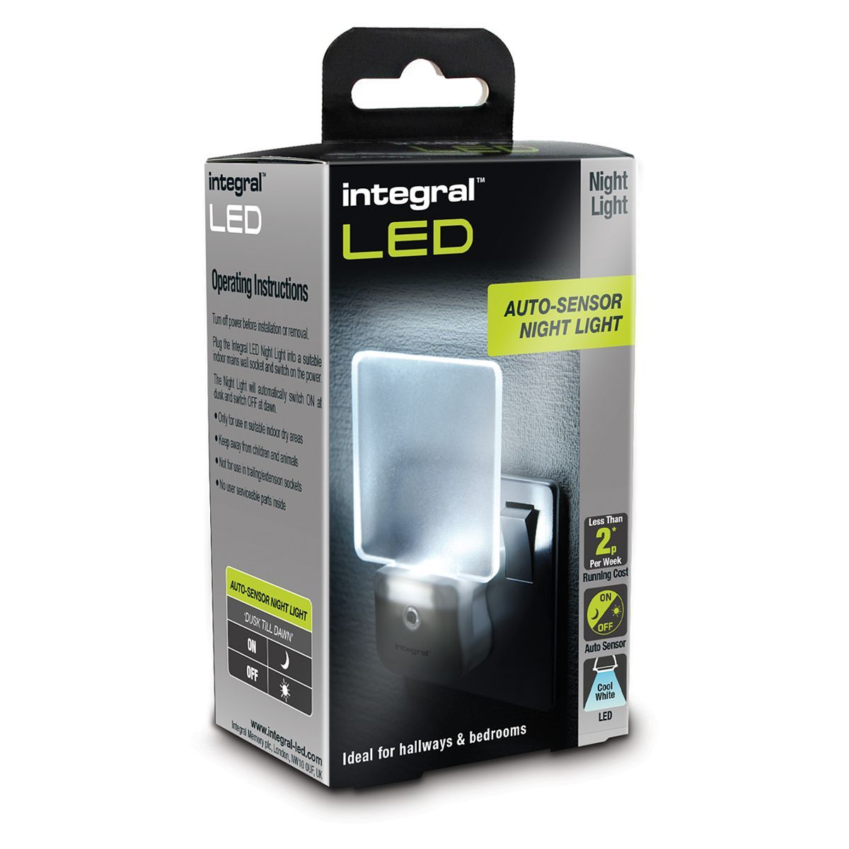 Integral LED Auto Sensing Night Light