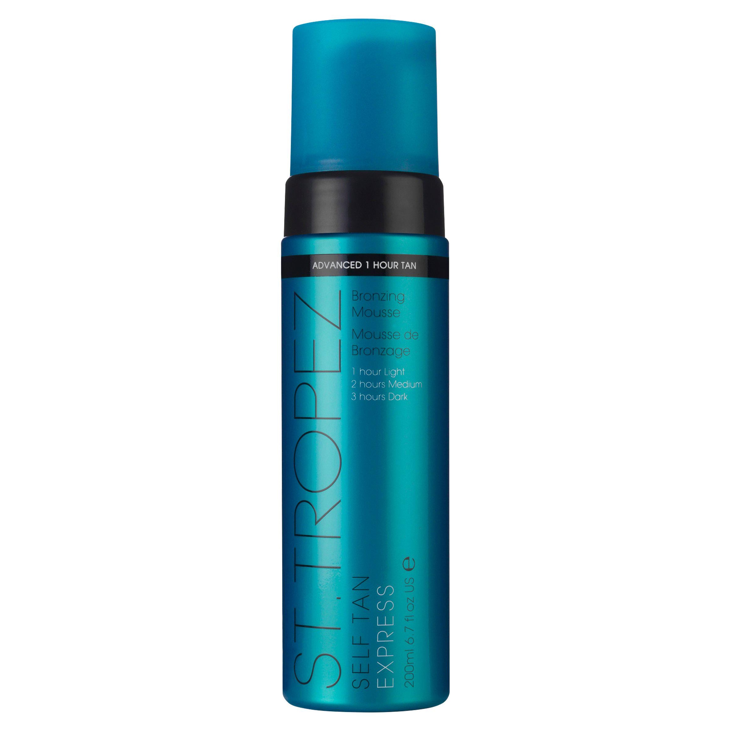 St. Tropez Self Tan Express Bronzing Mousse 200ml face & body skincare Sainsburys   