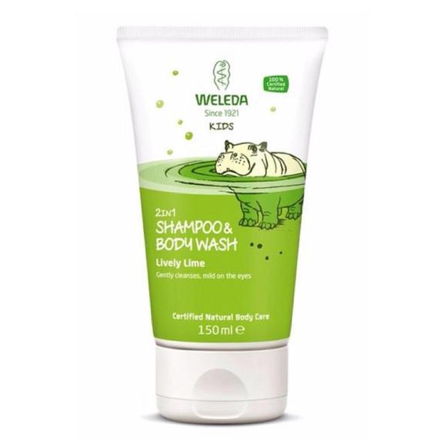 Weleda Kids Lime 2in1 Vegan Shampoo & Body Wash    150ml