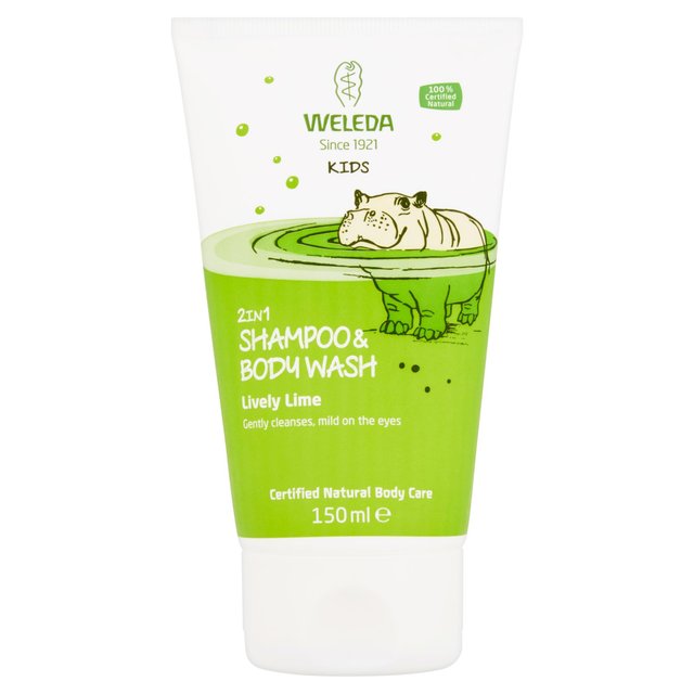 Weleda Kids Lime 2in1 Vegan Shampoo & Body Wash    150ml