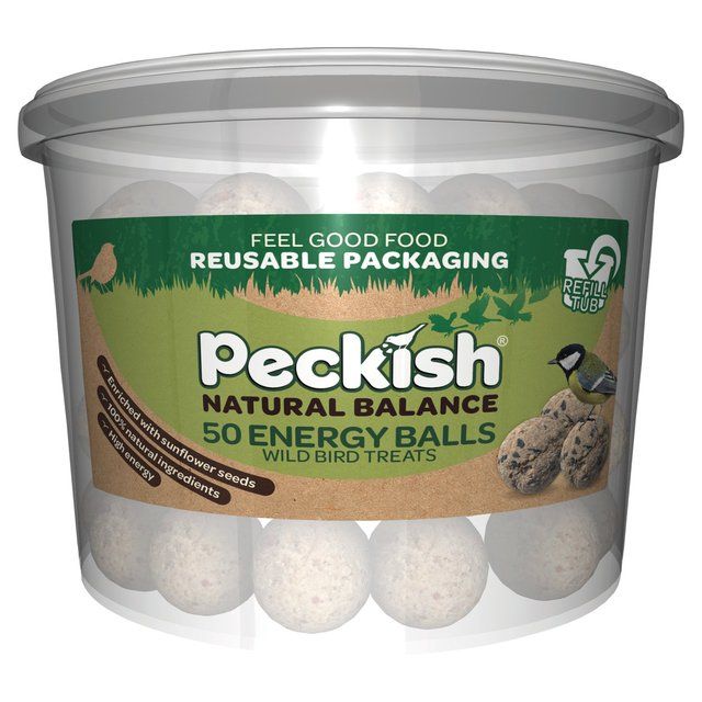 Peckish Natural Balance Energy Suet Fat Balls for Wild Birds   50 per pack