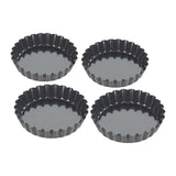 Tala 4 Non-stick Tart Tins 10cm dia    4 per pack GOODS M&S   