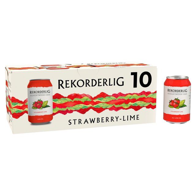 Rekorderlig Strawberry & Lime Cider   10 x 330ml