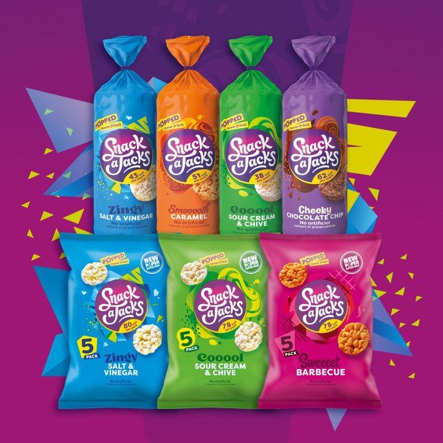 Snack a Jacks Sour Cream &amp; Chive Multipack Rice Cakes   5 per pack
