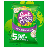 Snack a Jacks Sour Cream &amp; Chive Multipack Rice Cakes   5 per pack