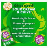 Snack a Jacks Sour Cream &amp; Chive Multipack Rice Cakes   5 per pack