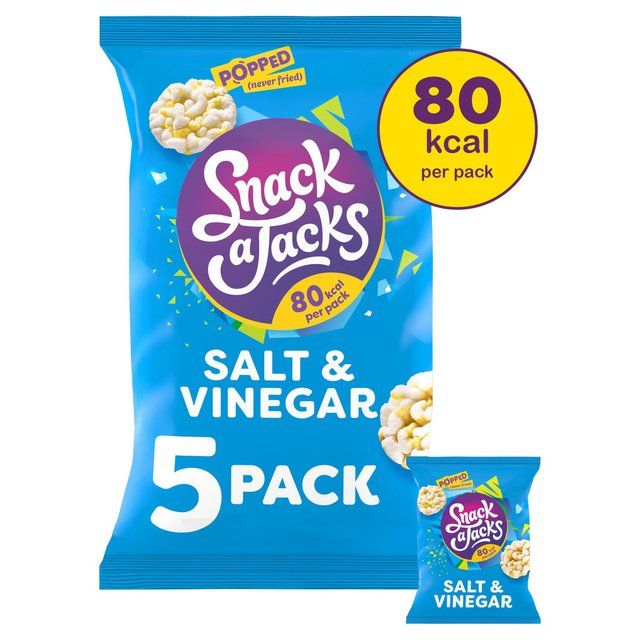 Snack a Jacks Salt &amp; Vinegar Multipack Rice Cakes   5 per pack