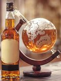 Jeray Clear Bar Originale Silver Plane Globe 750ml Decanter