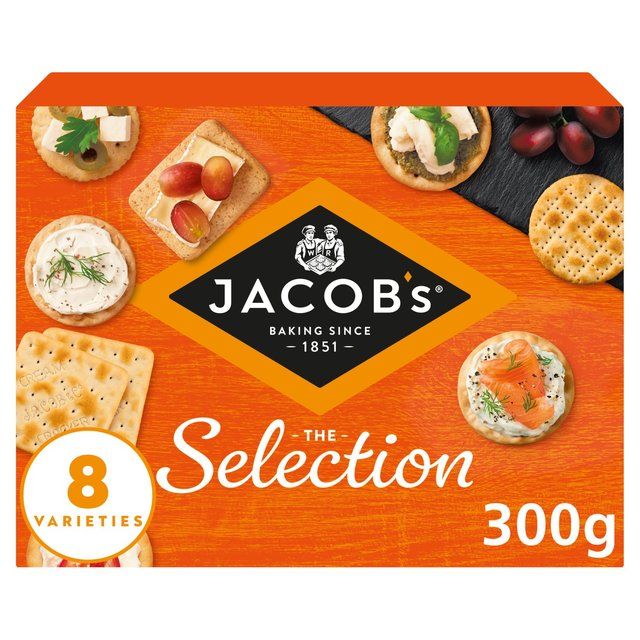 Jacob's Biscuits for Cheese 8 Variety Assortment   300g