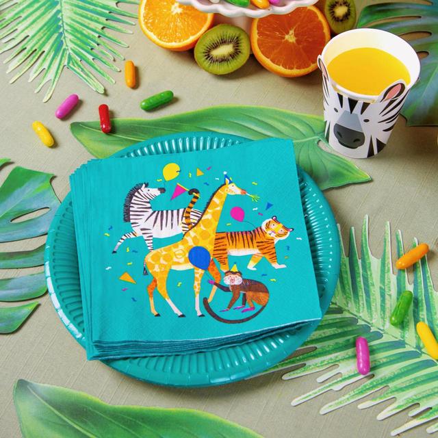 Talking Tables Animal Party Plates   8 per pack GOODS M&S   