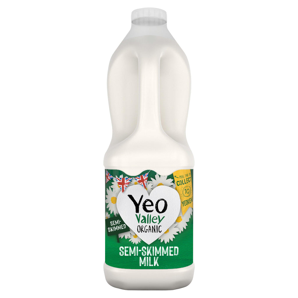 Yeo Valley Organic Fresh Semi Skimmed Milk 2L