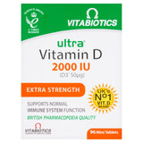 Vitabiotics Ultra Vitamin D 2000 IU Extra Strength Tablets x96 GOODS Sainsburys   