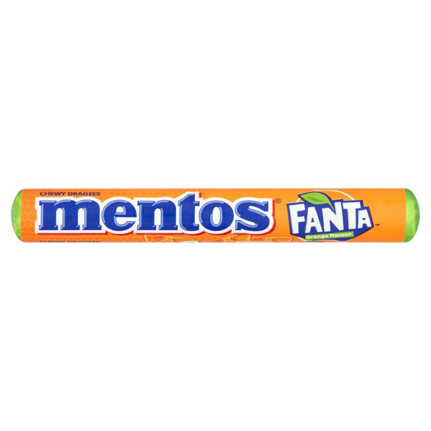 Mentos Chewy Dragees Fanta Orange GOODS ASDA   