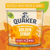 Quaker Oat So Simple Golden Syrup Porridge Cereal Pot   57g Cereals M&S   