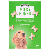 Sainsbury's Treats Milky Bones 400g Dog and Puppy Treats Sainsburys   