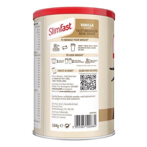 Slimfast Vanilla Powder 584g GOODS Superdrug   