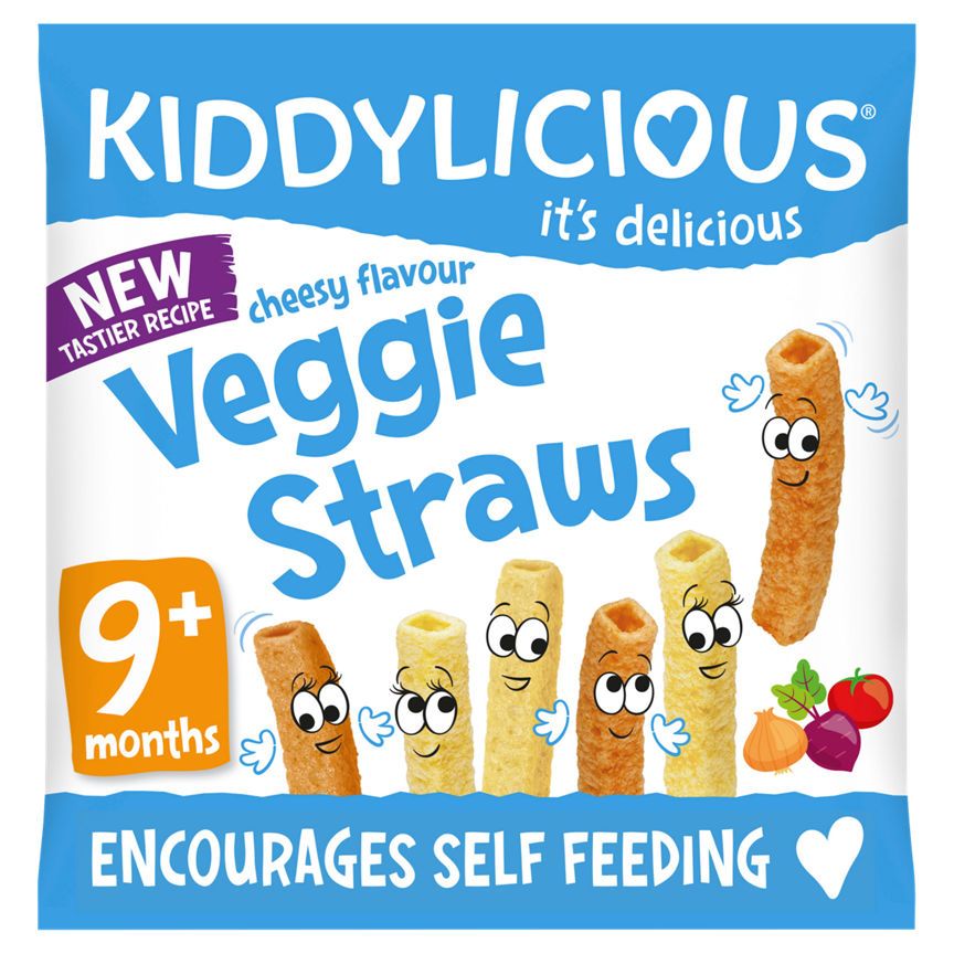 Kiddylicious Cheesy Straws 9 Months+