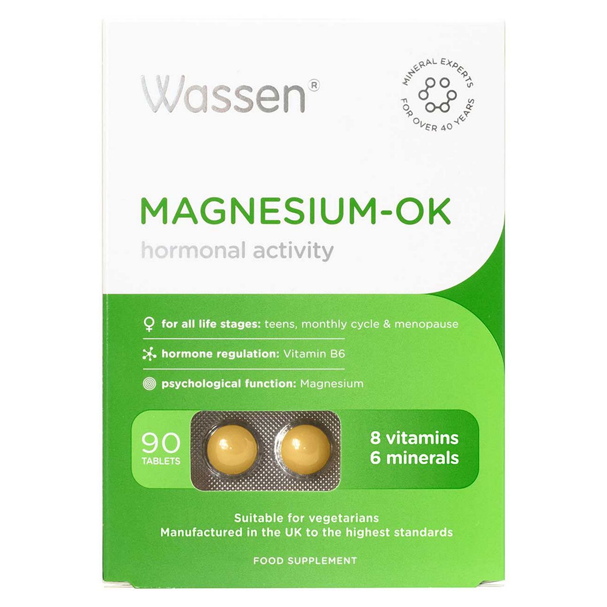 Wassen Magnesium-OK 90 Tablets GOODS Boots   