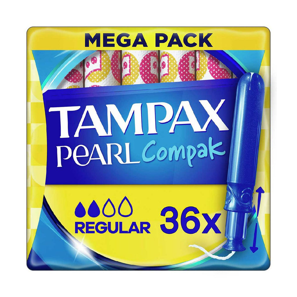 Tampax Pearl Compak Regular Tampons Applicator 36X