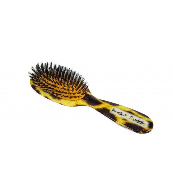 Rock & Ruddle Leopard Print Small Mix Bristle Hairbrush