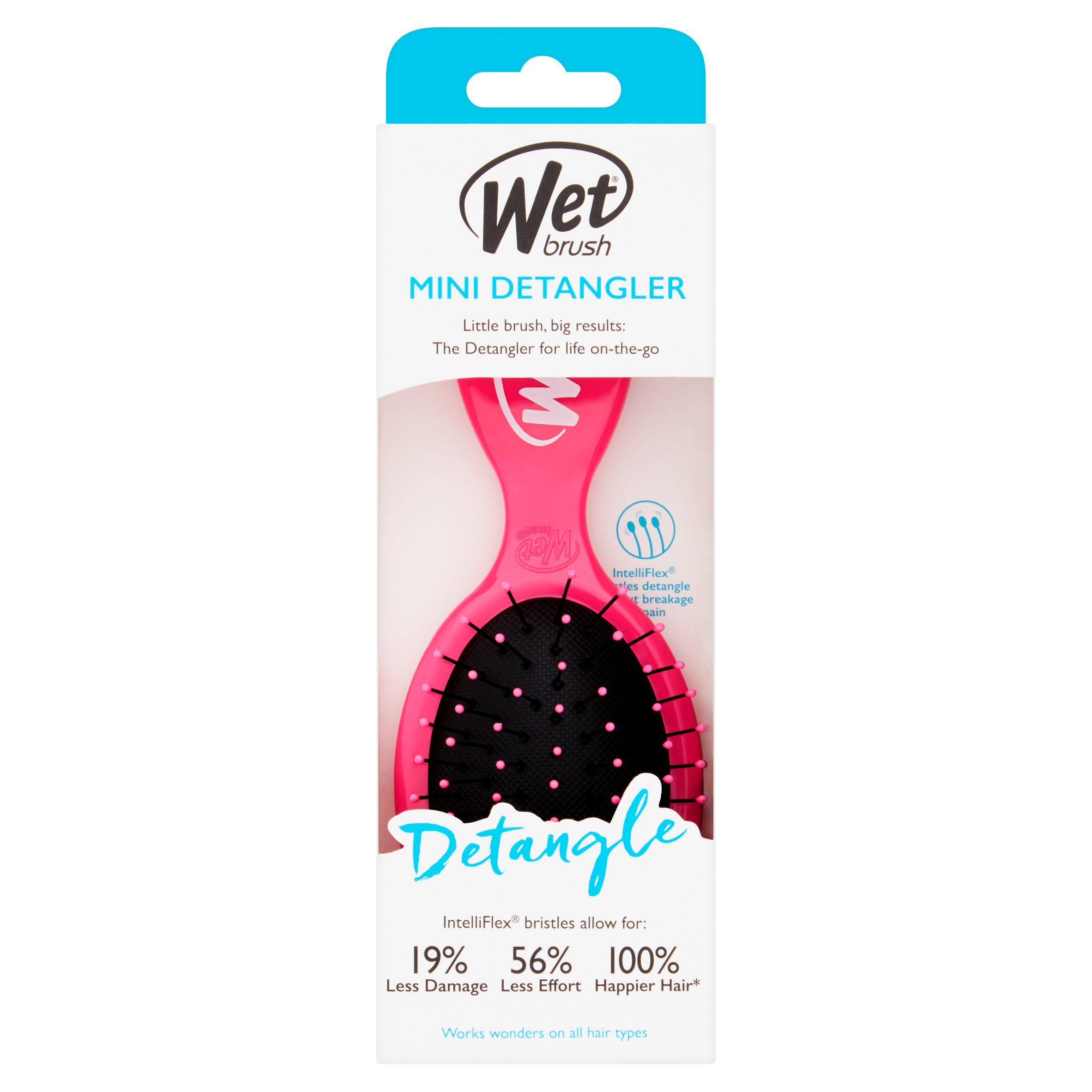 WetBrush Mini Detangler Pink Hair tools Sainsburys   