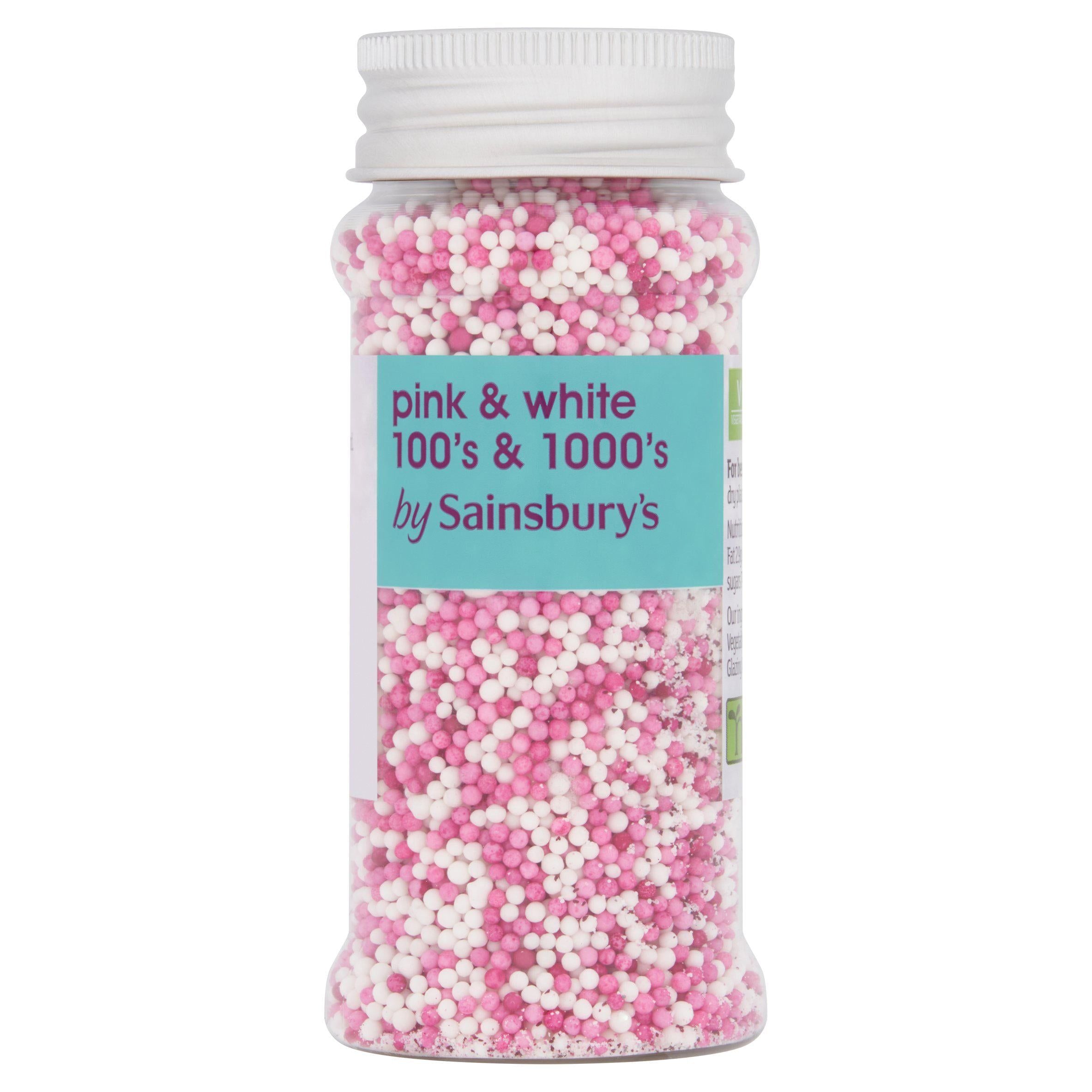 Sainsbury's Pink & White 100's & 1000's 80g GOODS Sainsburys   