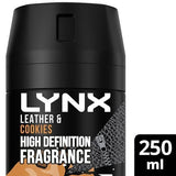 Lynx Men Leather & Cookies Bodyspray Deodorant Aerosol 250ml GOODS Superdrug   