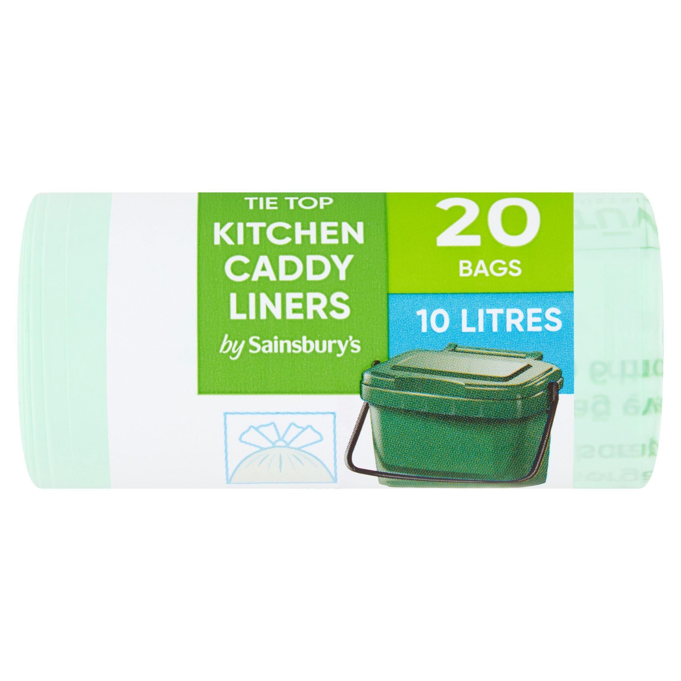 Sainsbury's Kitchen Caddy Liners x20 10L essentials Sainsburys   