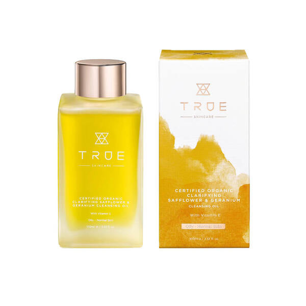 TRUE Skincare Safflower & Geranium Cleansing Oil 110ml