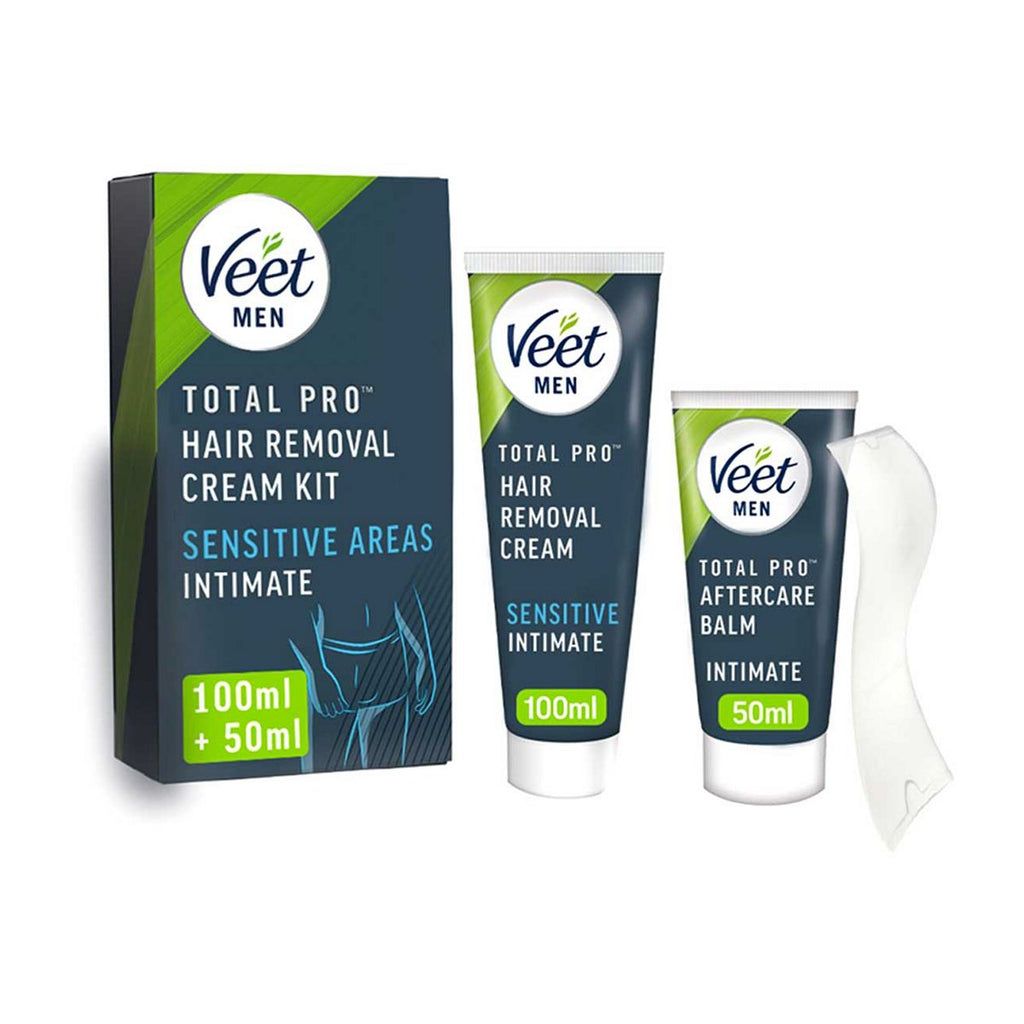 Veet Men Total Pro Intimate Hair Removal Cream Kit