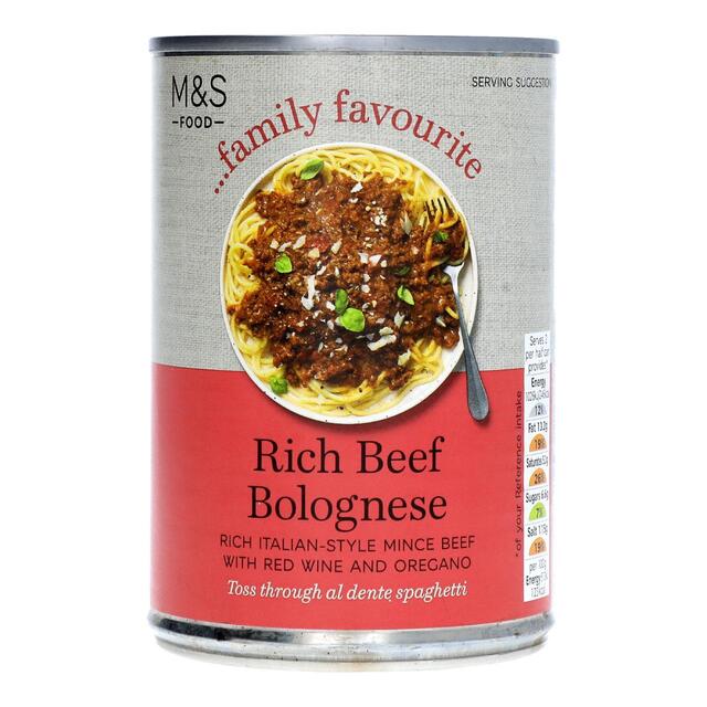 M&S Beef Bolognese   400g