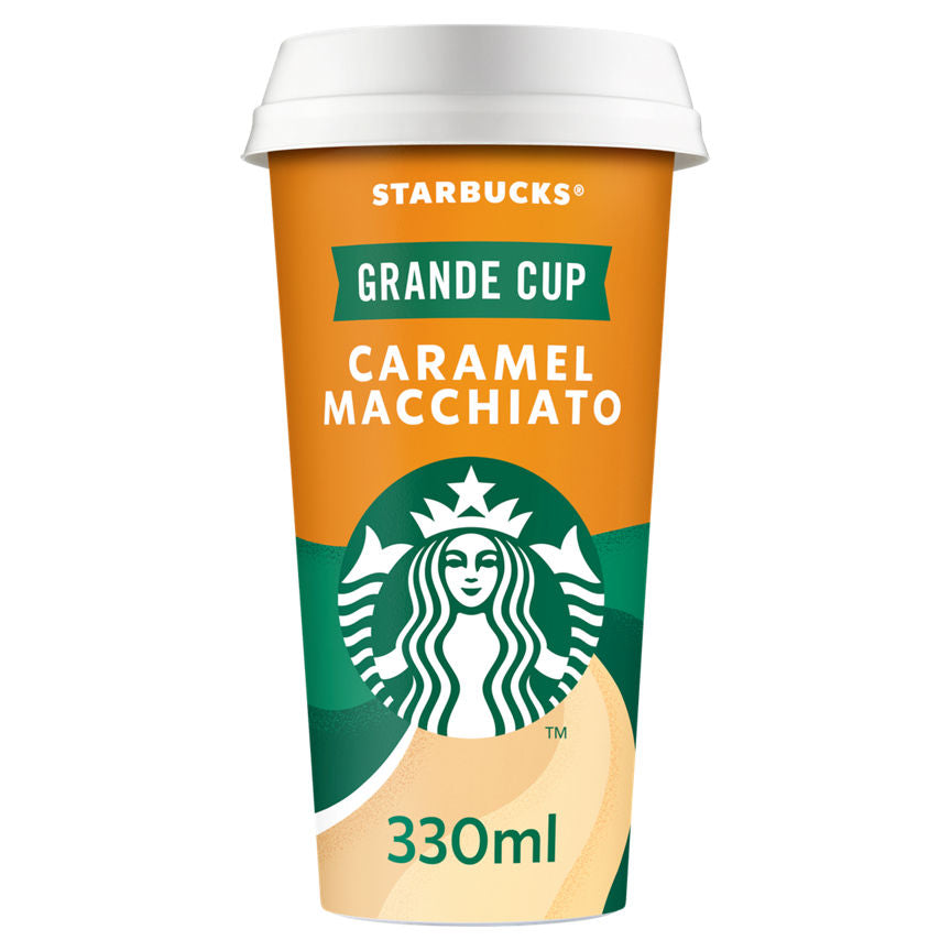 Starbucks Caramel Macchiato Grande Iced Coffee GOODS ASDA   