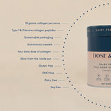 Dose & Co Dairy-Free Collagen Creamer Vanilla 340g - 998473