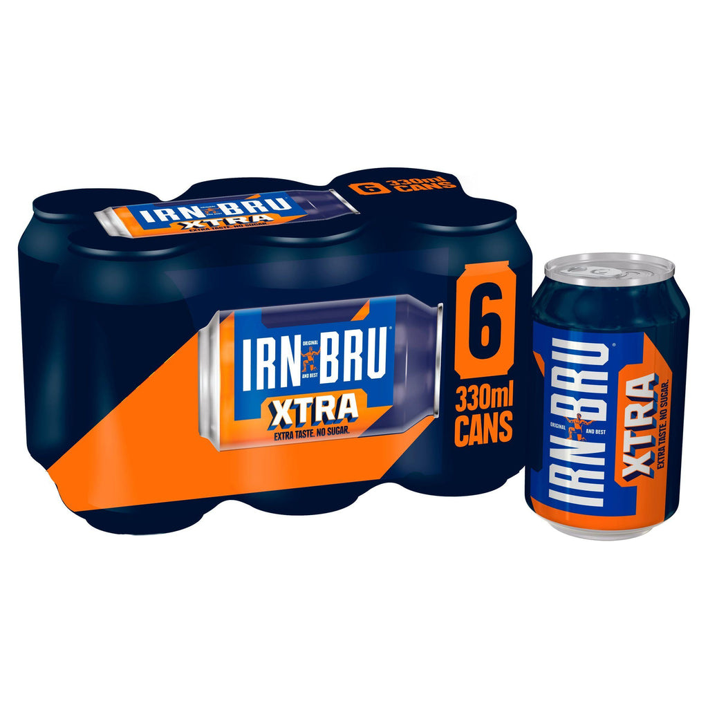 Irn-Bru Xtra Sugar Free Soft Drink 6x330ml