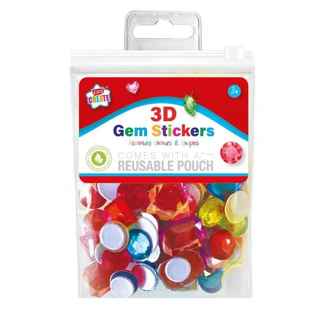 3D Gem Stickers