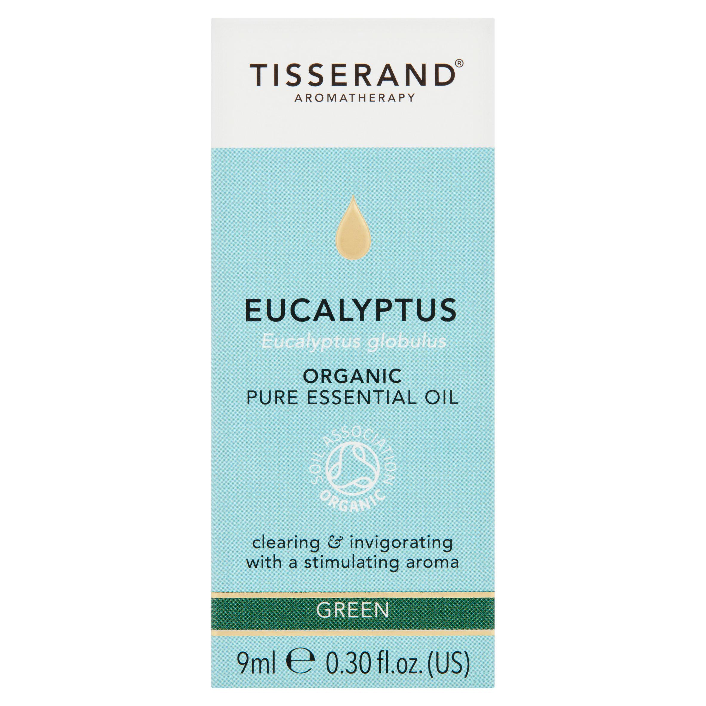 Tisserand Aromatherapy Green Eucalyptus Organic Pure Essential Oil 9ml GOODS Sainsburys   