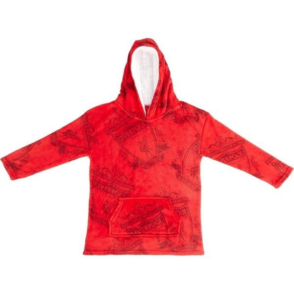 Liverpool FC Kids Fleece Long-Sleeved Hoodie Blanket GOODS Superdrug   