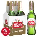 Stella Artois Gluten Free Premium Lager Beer Bottles 4x330ml GOODS Sainsburys   