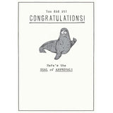 Seal of Approval Congratulations Card GOODS M&S   