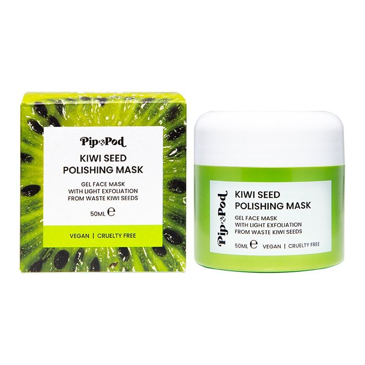 Pip & Pod Kiwi Seed Polishing Mask 50ml Natural Face Masks Holland&Barrett   